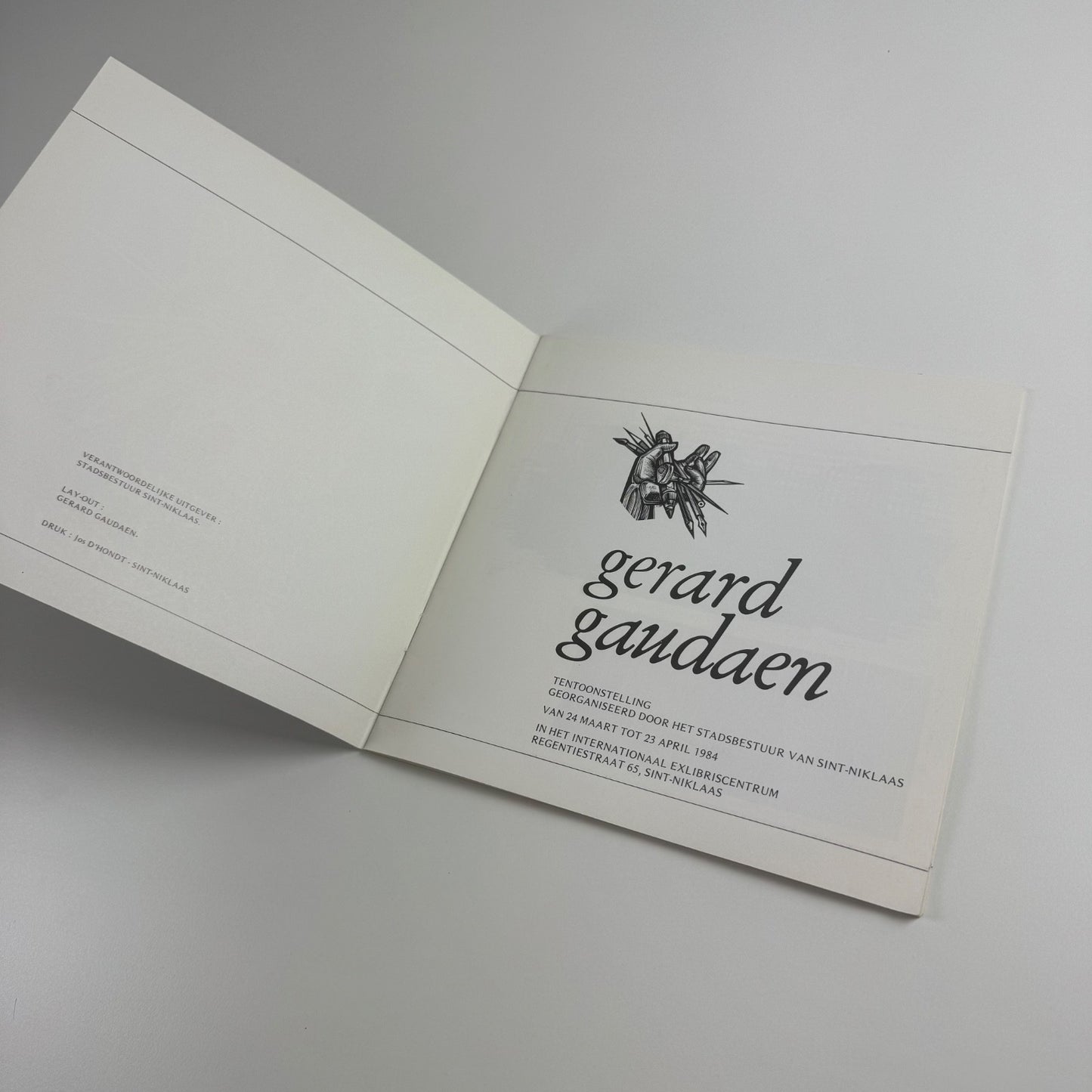 Gerard Gaudaen | Stadsbestuur van Sint-Niklaas, March/April 1984