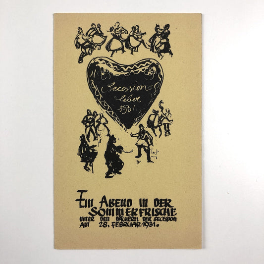 Ein Abend in der Sommerfrische | Vienna Secession leaflet