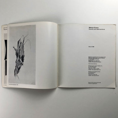 Merlyn Evans – Events and abstractions | Marlborough Fine Art, 1968 | Design by Gordon House