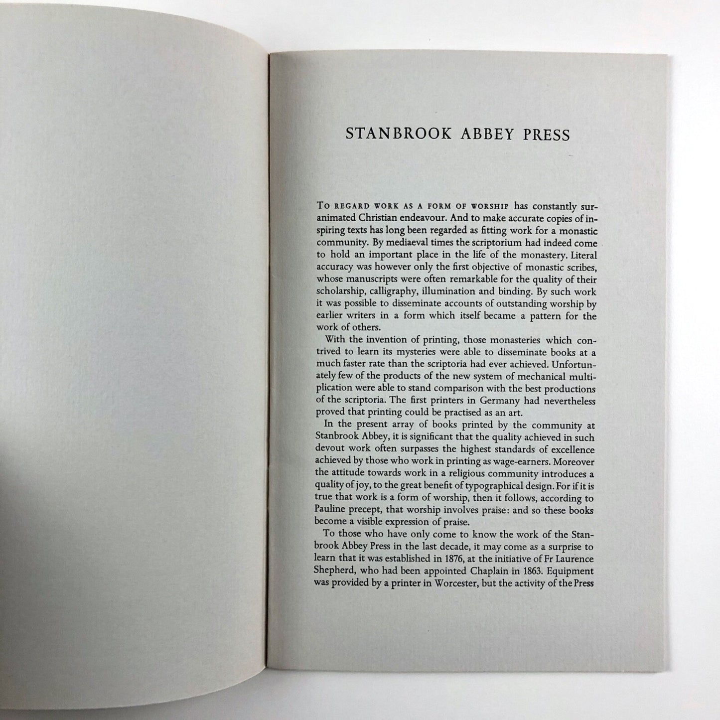 Books from Stanbrook Abbey Press and The Vine Press | The Times Bookshop, 1965