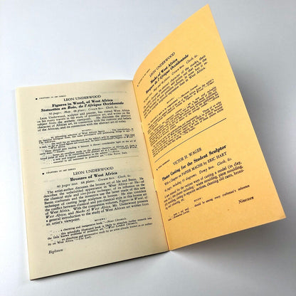 Books on the fine arts | AlecTiranti, London booklet 1949