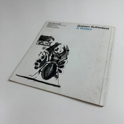 Graham Sutherland A Bestiary | Marlborough May-June 1968 Gordon House typography