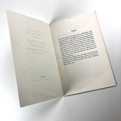 Proceedings of the Master Printers of Basel against Johann Pistorius. Before the Lower Council of that City during June, 1698 | Paul Hayden Duensing, Vicksburg, 1982