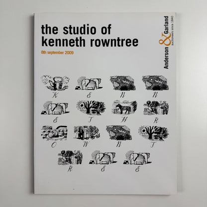The studio of Kenneth Rowntree | auction catalogue Anderson & Garland 8 September 2009