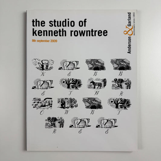 The studio of Kenneth Rowntree | auction catalogue Anderson & Garland 8 September 2009