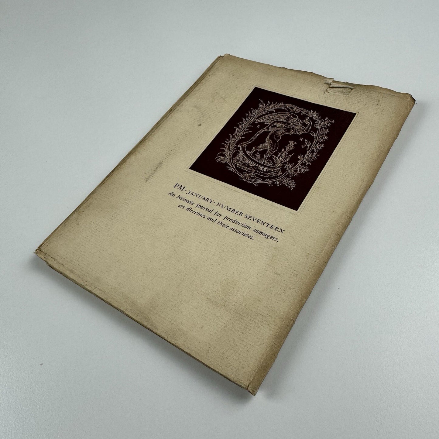 PM An Intimate Journal For Art Directors Vol. No. 5 January 1936 | Bruce Rogers | Editors Robert L. Leslie and Percy Seitlin