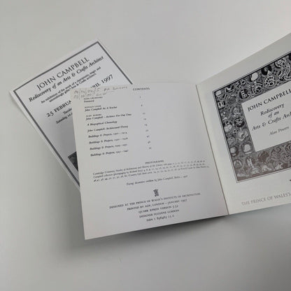 Folding card for Clifford Fishwick Paintings & Prints | Katharine House Gallery, 2000