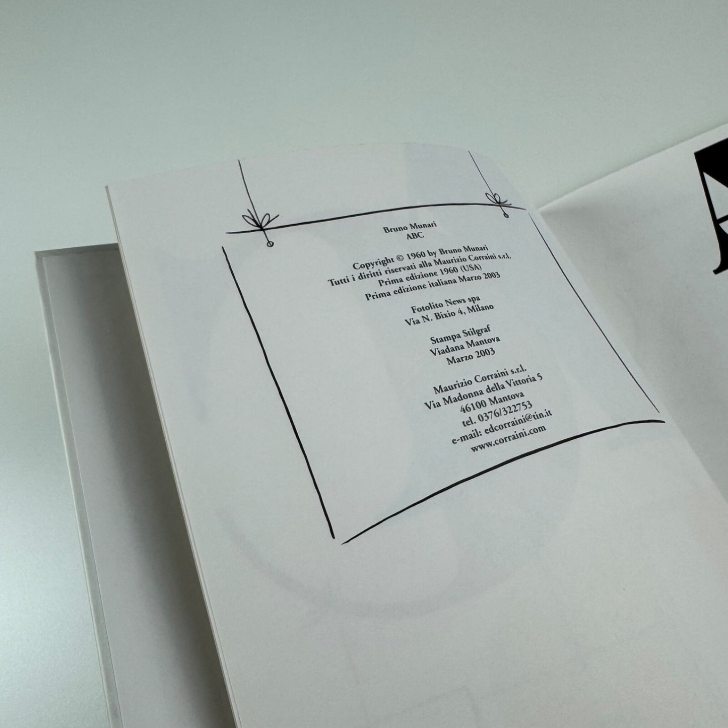 Bruno Munari’s ABC. Semolice lezione di inglese | Corraini, 2003
