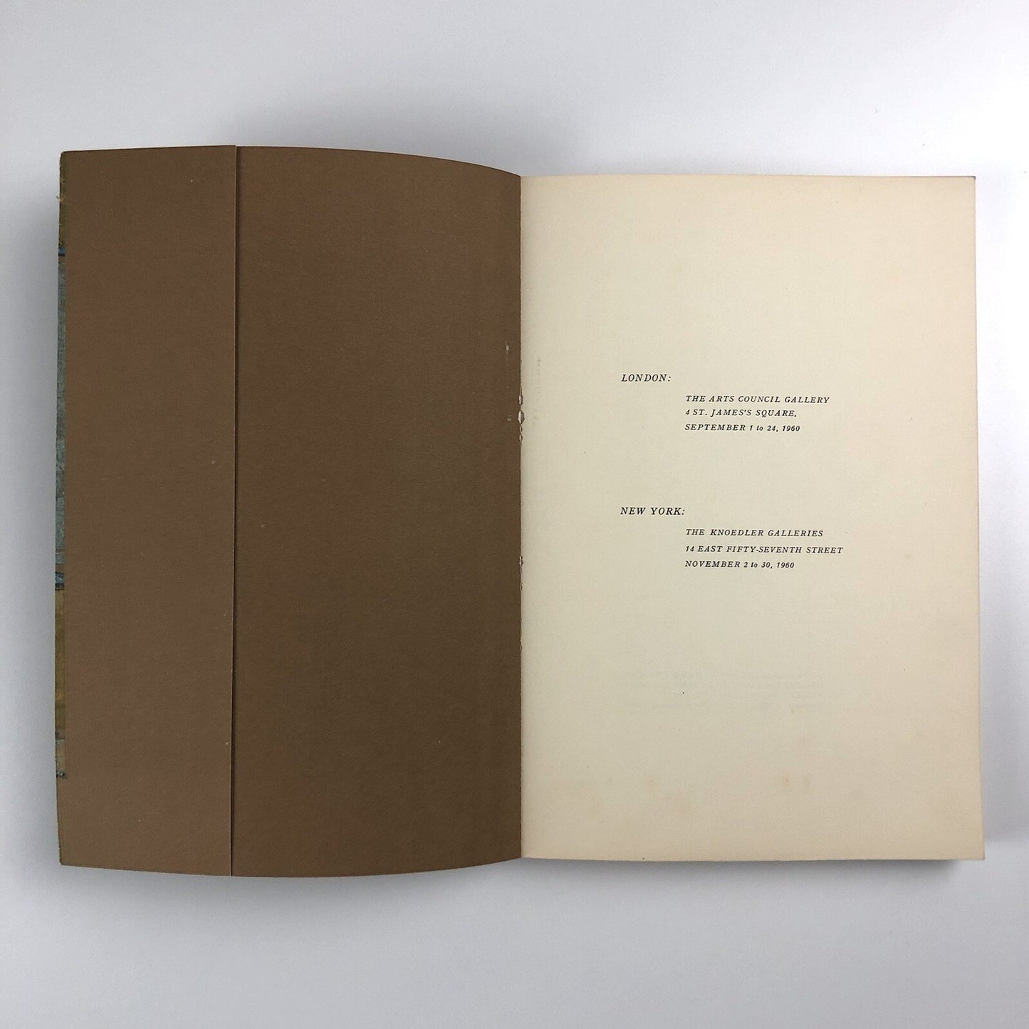 James McNeill Whistler | Arts Council, London & Knoedler Galleries New York, 1960