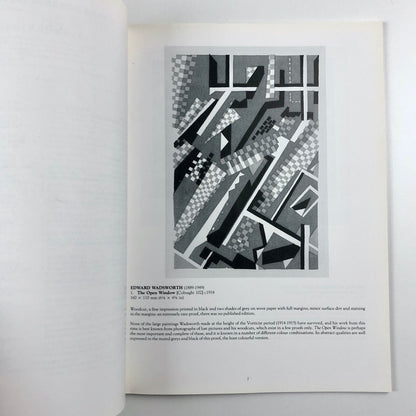 Modern British Prints | Gordon Cooke exhibition catalogue, 5 September 1990
