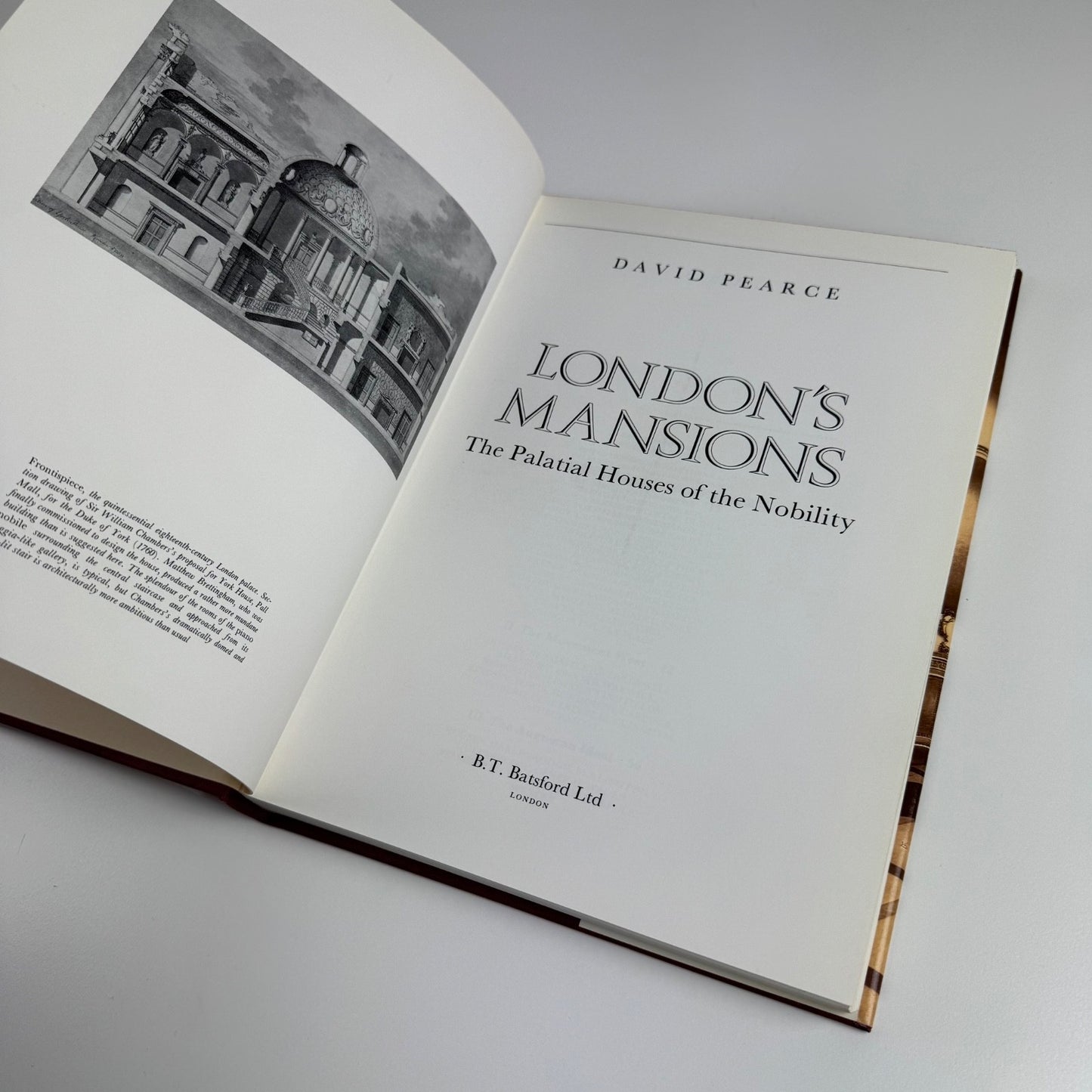 London's Mansions The Palatial Houses of the Nobility by David Pearce, 1986