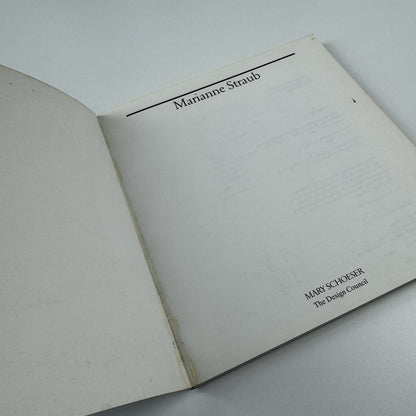 Marianne Straub by Mary Schoeser | Design Council, 1984