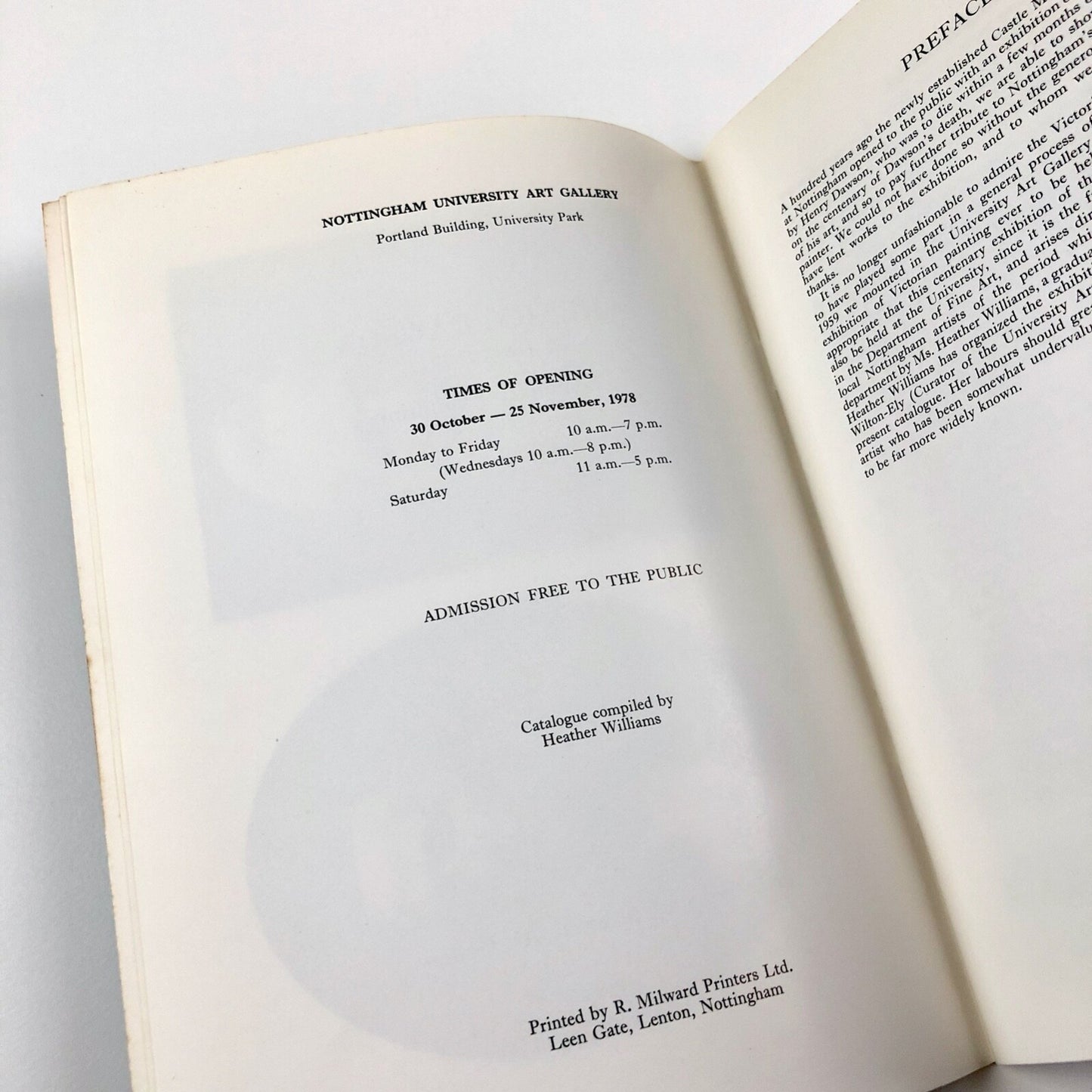 Henry Dawson – Centenary Exhibition | Nottingham University Art Gallery catalogue, 1978