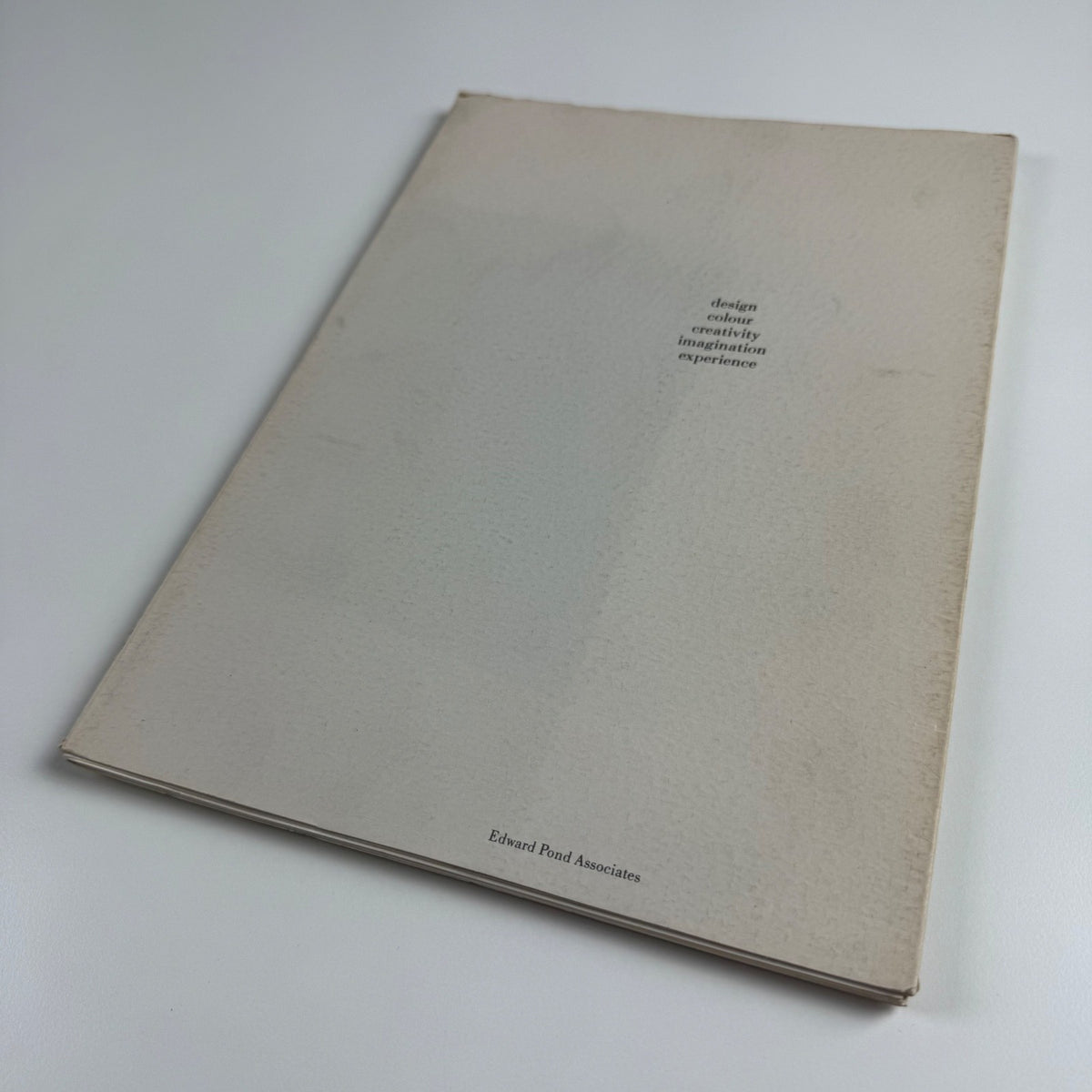 Edward Pond Associates folder of work & exhibition Blackheath School of Art 1990