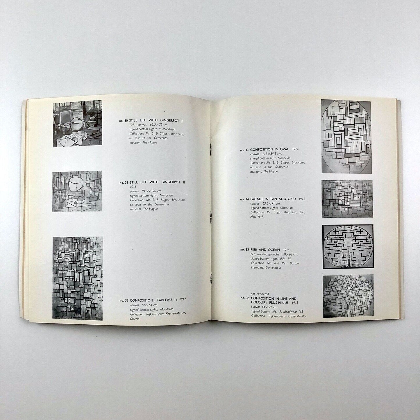 Piet Mondriaan 1872–1944 catalogue | Whitechapel Art Gallery London, 1955