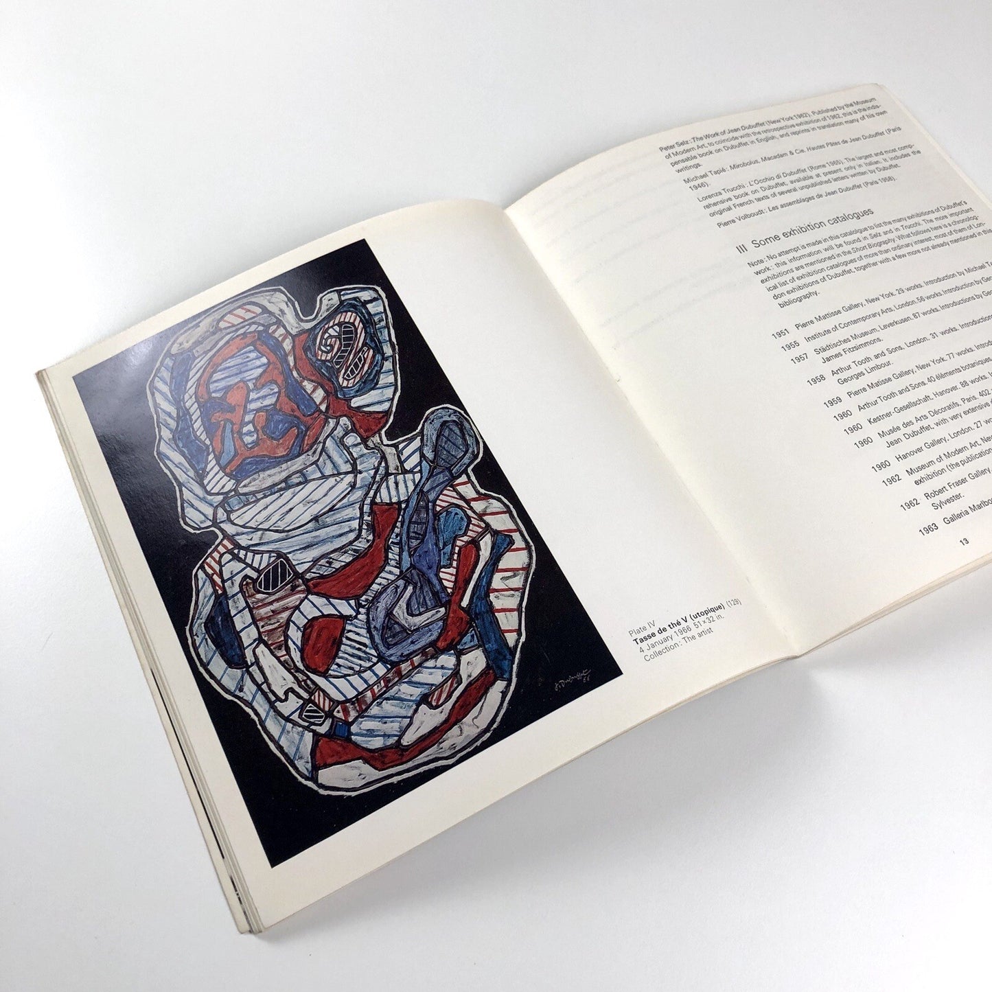Jean Dubuffet Paintings | Tate Gallery / Arts Council catalogue, 1966