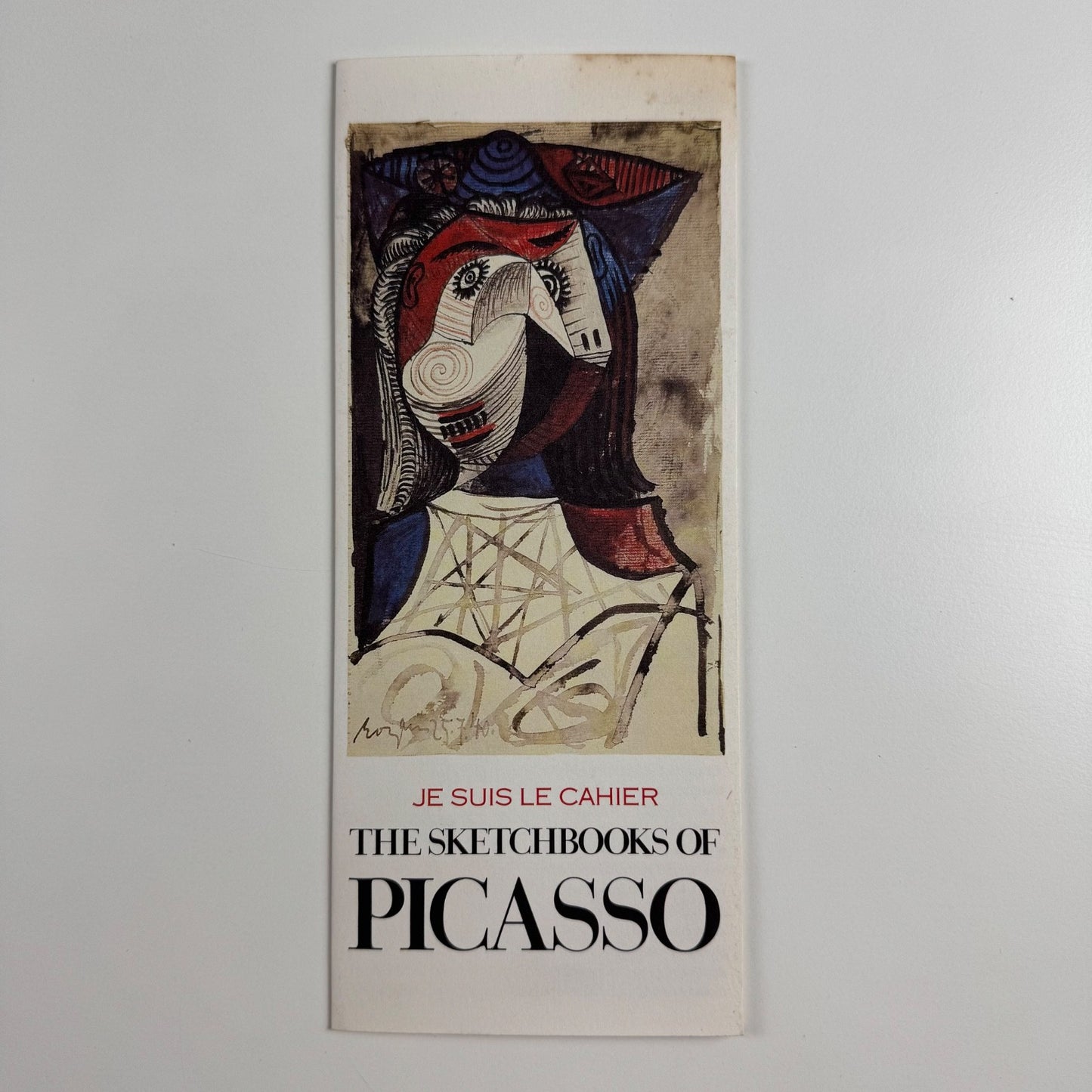 Promotional leaflet for Je suis le cahier: The Sketchbooks of Picasso | The Pace Gallery 1986