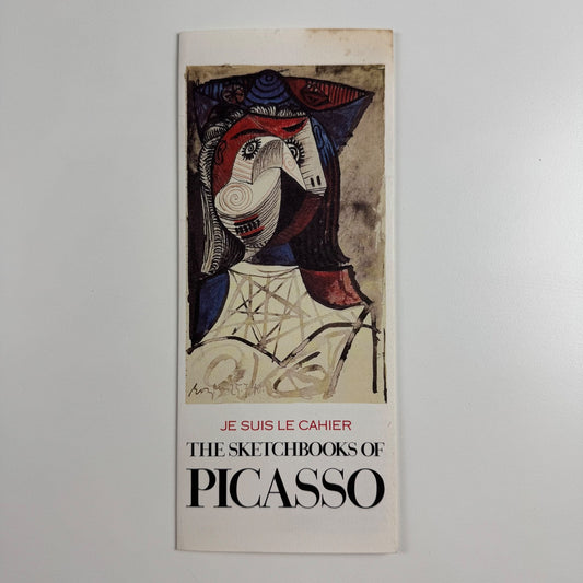 Promotional leaflet for Je suis le cahier: The Sketchbooks of Picasso | The Pace Gallery 1986