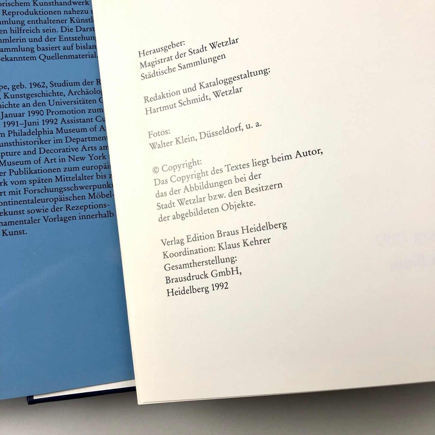 Die Lemmers-Danforth-Sammlung Wetzlar | Wolfram Koeppe | Edition Braus, 1992
