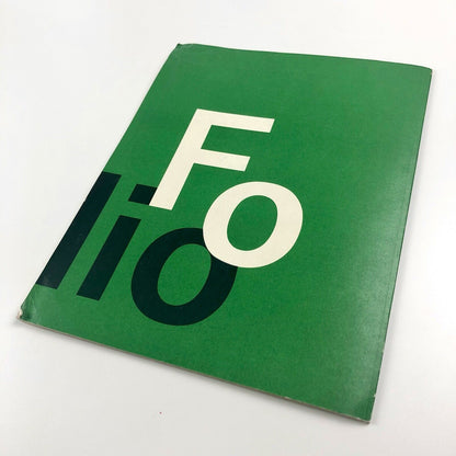 Folio – Bauersche Giesserei type specimen brochure undated | design by Hanns Lohrer
