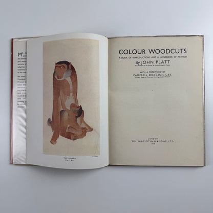 Colour woodcuts by John Platt | Pitman The Student’s Art Books, 1948