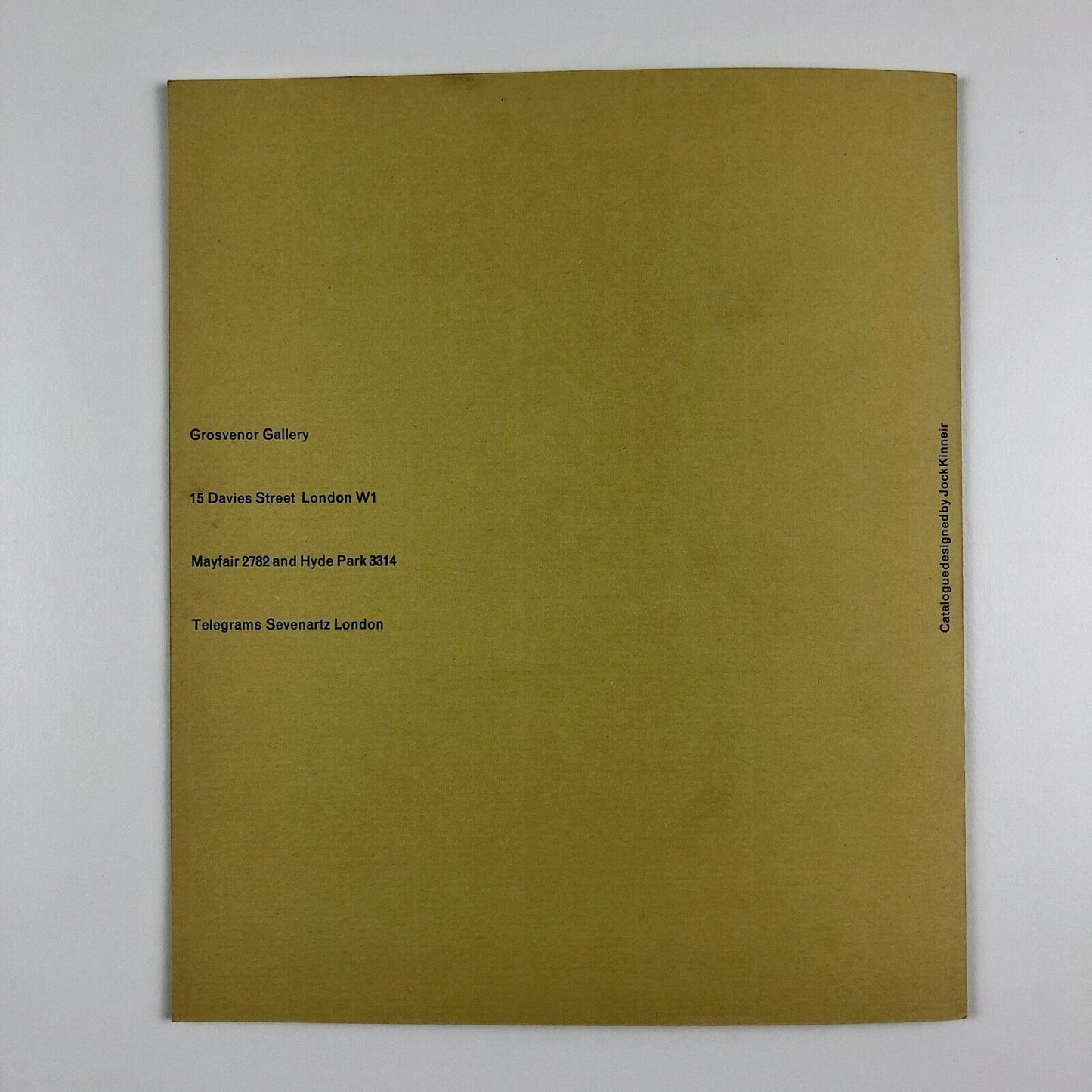 E.L.T. Mesens | Grosvenor Gallery exhibition catalogue | 1961