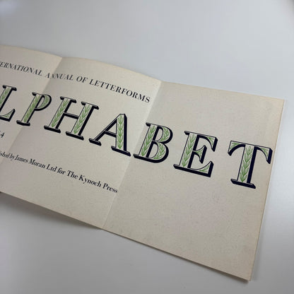 Alphabet 1964. International Annual of Letterforms ed R.S. Hutchings | James Moran, 1964