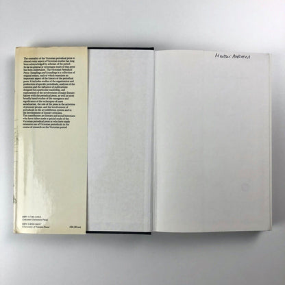 The Victorian Periodical Press: Samplings and Soundings | Shattock & Wolff, 1982