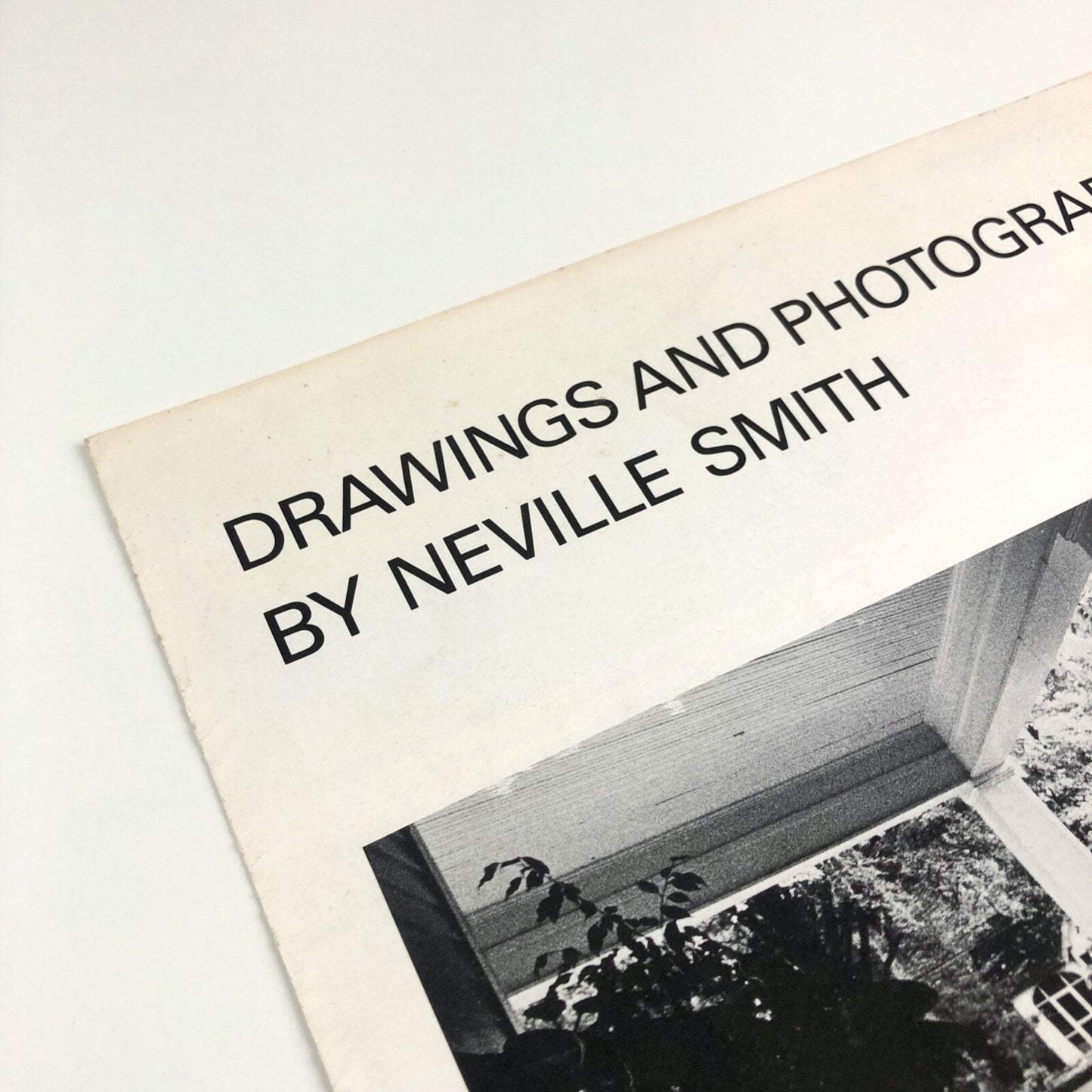 Drawings and Photographs by Neville Smith | American Views – Shifting Images 1986/7
