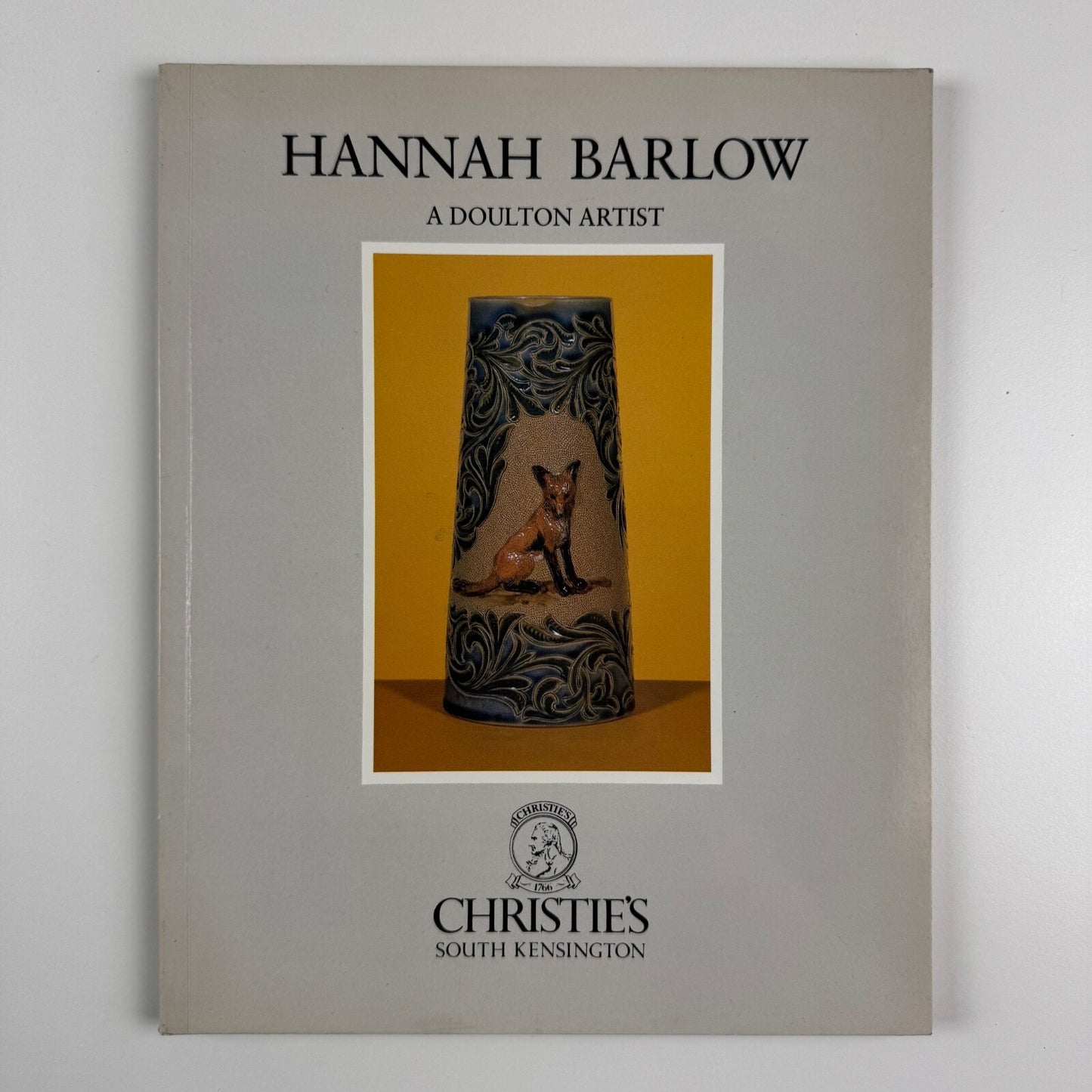 Hannah Barlow. A Doulton artist with The life and Work of Hannah Barlow by Peter Rose | Christie's South Kensington August 1985 Peter Rose