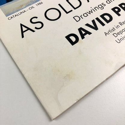 Dave Prentice – As Old As The Hills | University of Nottingham 1986-87 signed leaflet