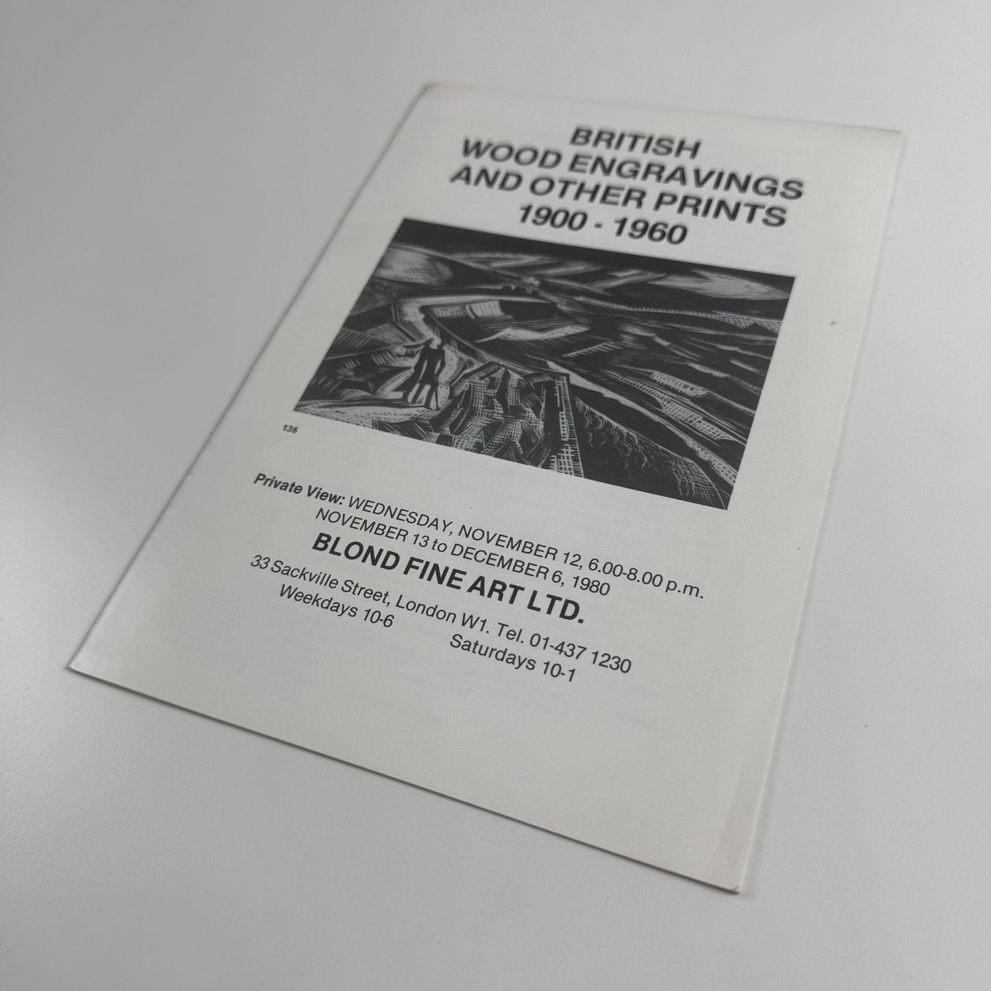 British Wood engravings and other prints 1900-1960 | Blond Fine Art 1980