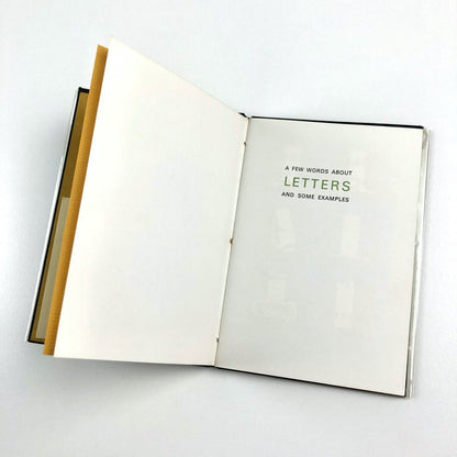 A few words about letters and some examples A.R. Tommasini | Privately printed and distributed for Christmas 1964 | this copy numbered 288