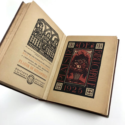 Plaisir de Bibliophile. Gazette trimestrielle des amateurs de livres modernes | 1925-1930 – 24 issues bound in six volumes