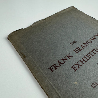 The Frank Brangwyn Exhibition | Barbizon House 184 Queen's Gate South Kensington 1924