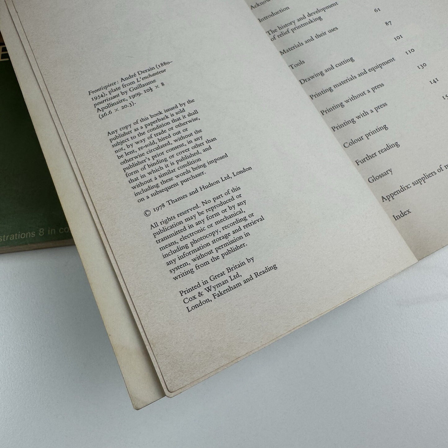 Etching and Engraving & Woodcut Printmaking by Walter Chamberlain | Two books, Thames & Hudson, 1978