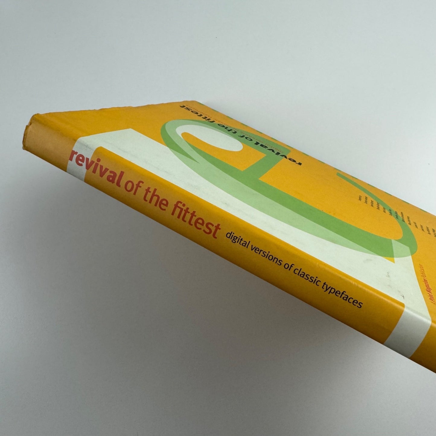 Revival of the Fittest digital versions of classic typefaces edited by Philip B. Meggs & Roy McKelvey
