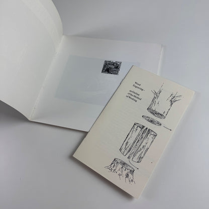 The White Line. Wood Engraving in Canada since 1945 by G. Brender à Brandis and Danuta Kamocki | The Porcupine's Quill 1990 | Includes the printed supplement Wood-Engraving - an Outline of the Method of Working