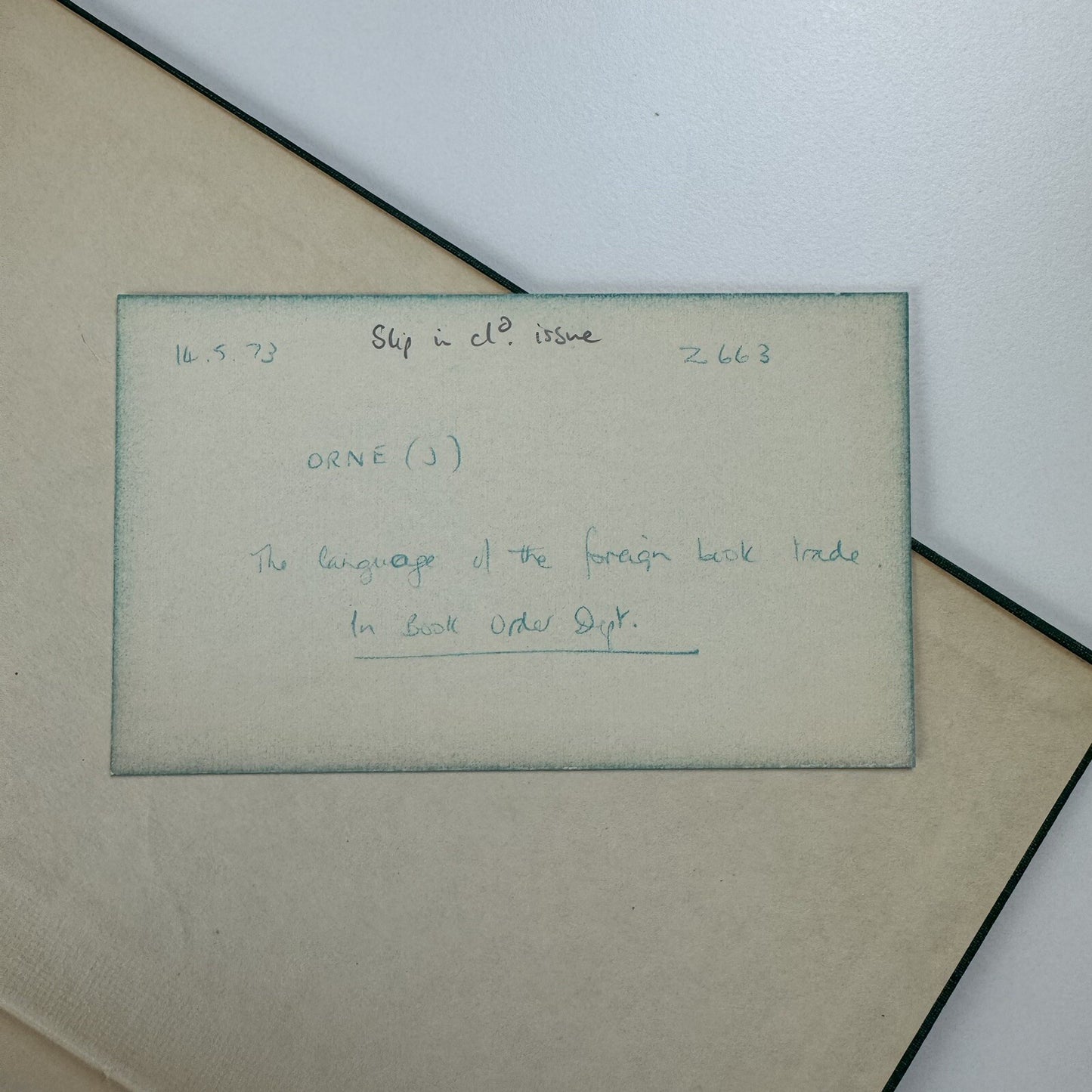 The Language of the Foreign Book Trade by Jerrold Orne | American Library Association, 1949