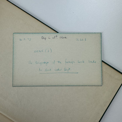The Language of the Foreign Book Trade by Jerrold Orne | American Library Association, 1949