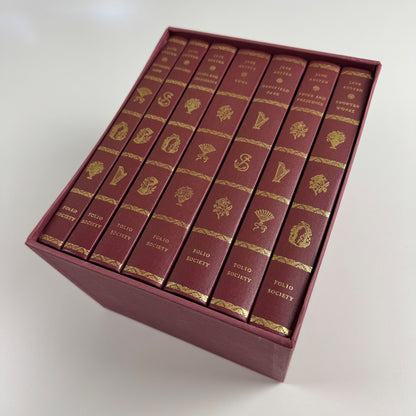 Jane Austen Folio Society 7 volume set in slipcase 14th printing 1996 Butler & Tanner