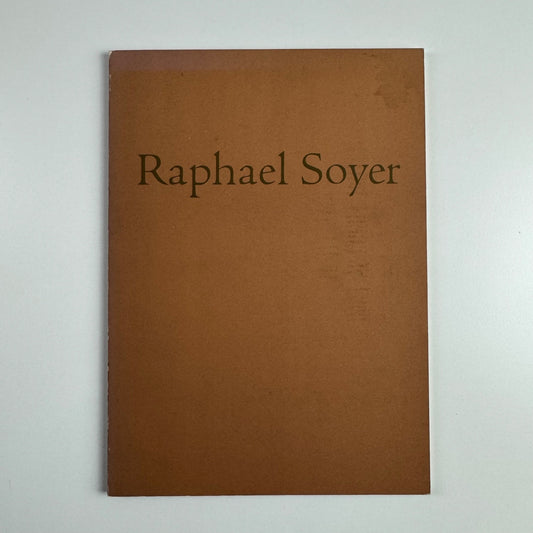 Raphael Soyer. An exhibition of drawings and watercolours | Georgia Museum of Art, 1968 signed by Soyer to John Bratby