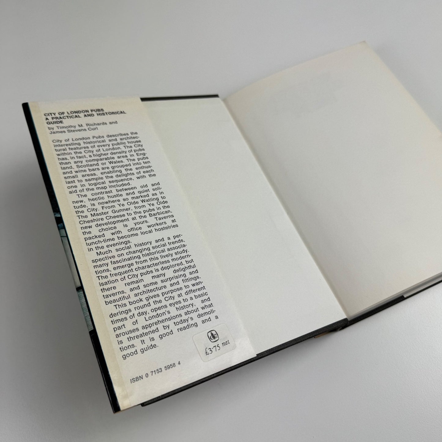 City of London Pubs by Timothy M. Richards & James Stevens Curl, 1973