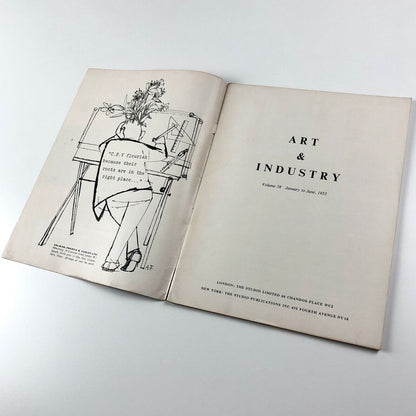Art & Industry. Pioneer Journal of Industrial Design, July 1955, Volume 58. January to June 1955 | Eds. Frank A. Mercer and Rathbone Holme, The Studio, 1954