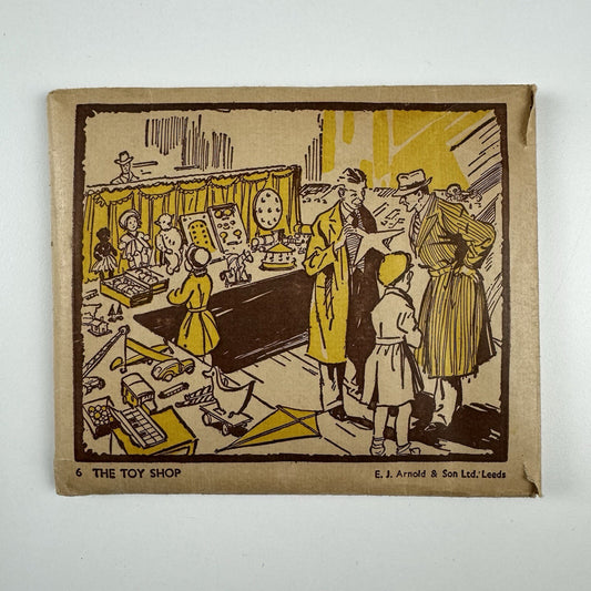No 6 The Toy Shop educational maths toy | E.J. Arnold c.1950s – 12 cards & 2 leaflets