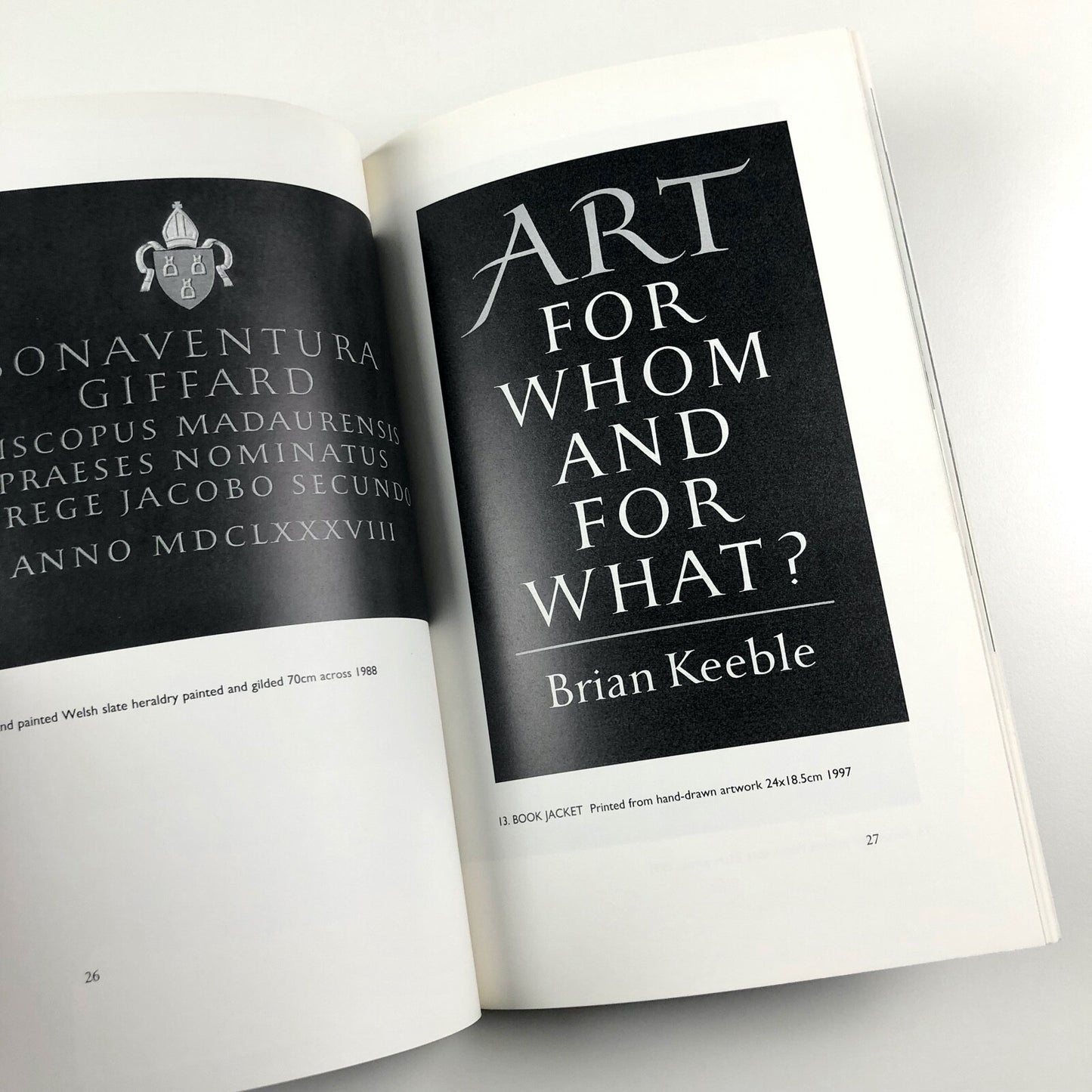 Tom Perkins Lettercarver – And The Word Was Made Stone | Introduction by Gerald Fleuss, 1998