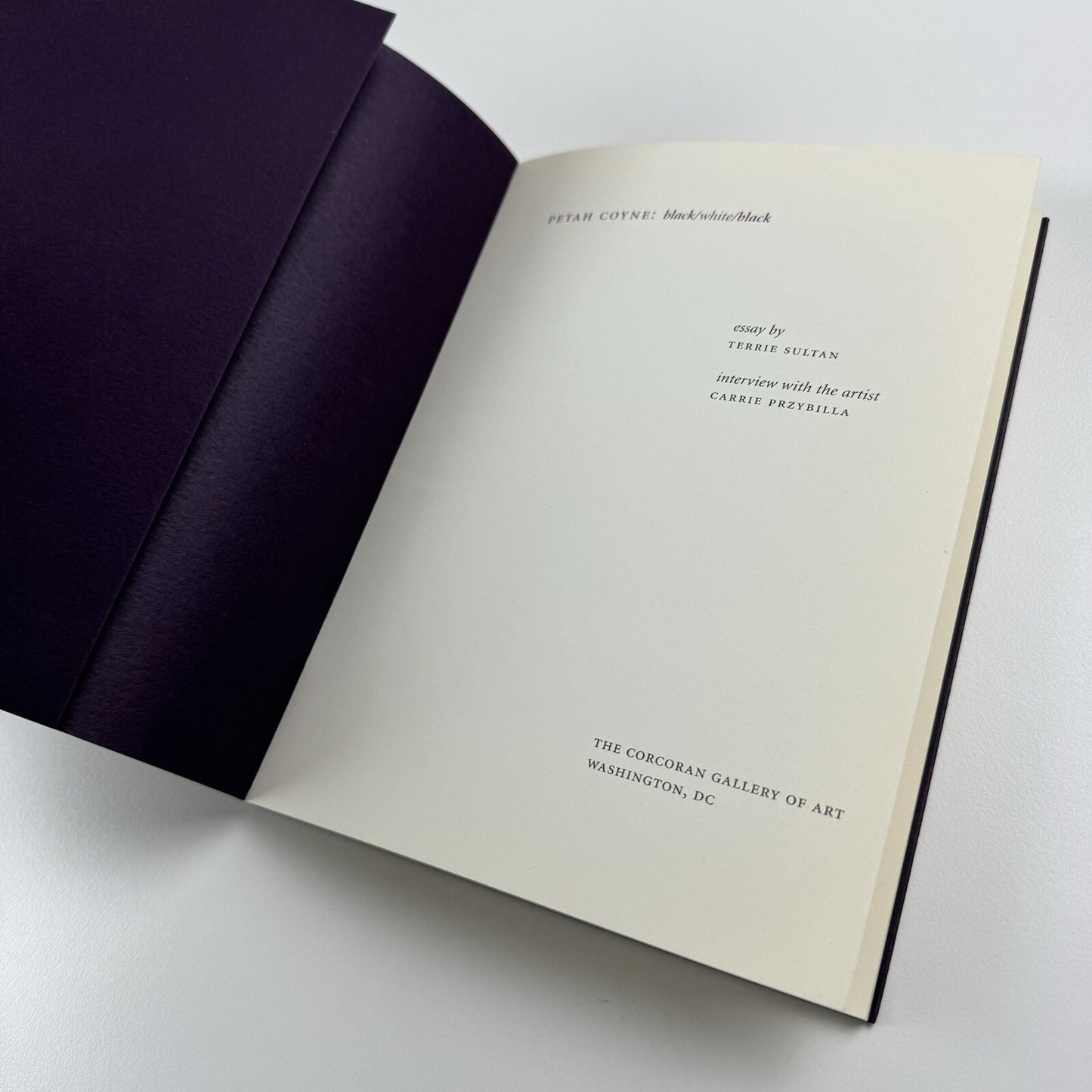 Petah Coyne black/white/black | The Corcoran Gallery of Art catalogue, 1996/7
