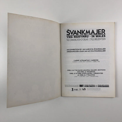 [Jan and Eva] Svankmajer in Wales. The Communication of Dreams | Chapter, Cardiff, 1992