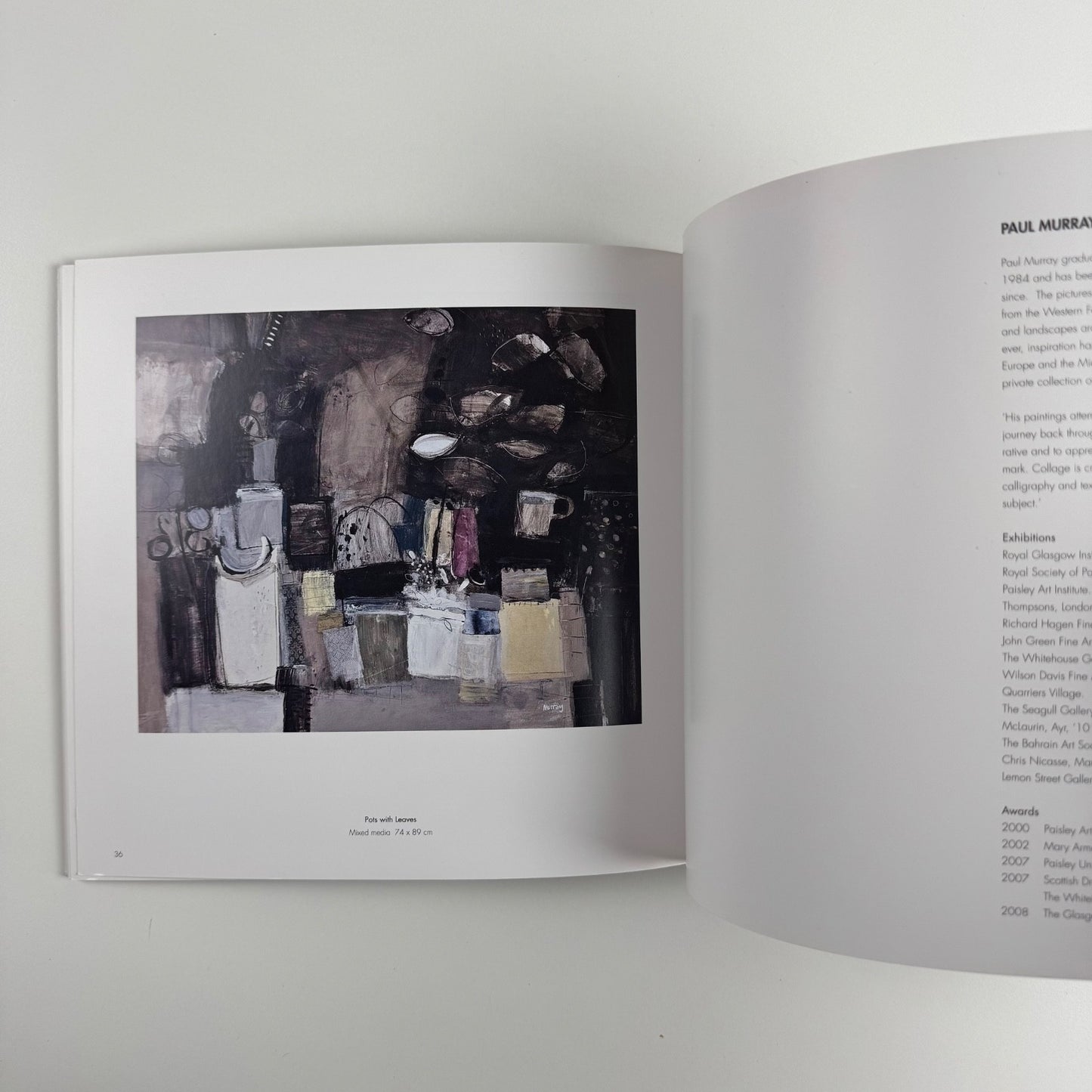Paul Murray | Lemon Street Gallery 2010 + PV invitation and price list