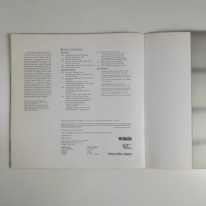 Brad Lochore. Paintings | Angel Row Gallery / Victoria Miro Gallery, 1998